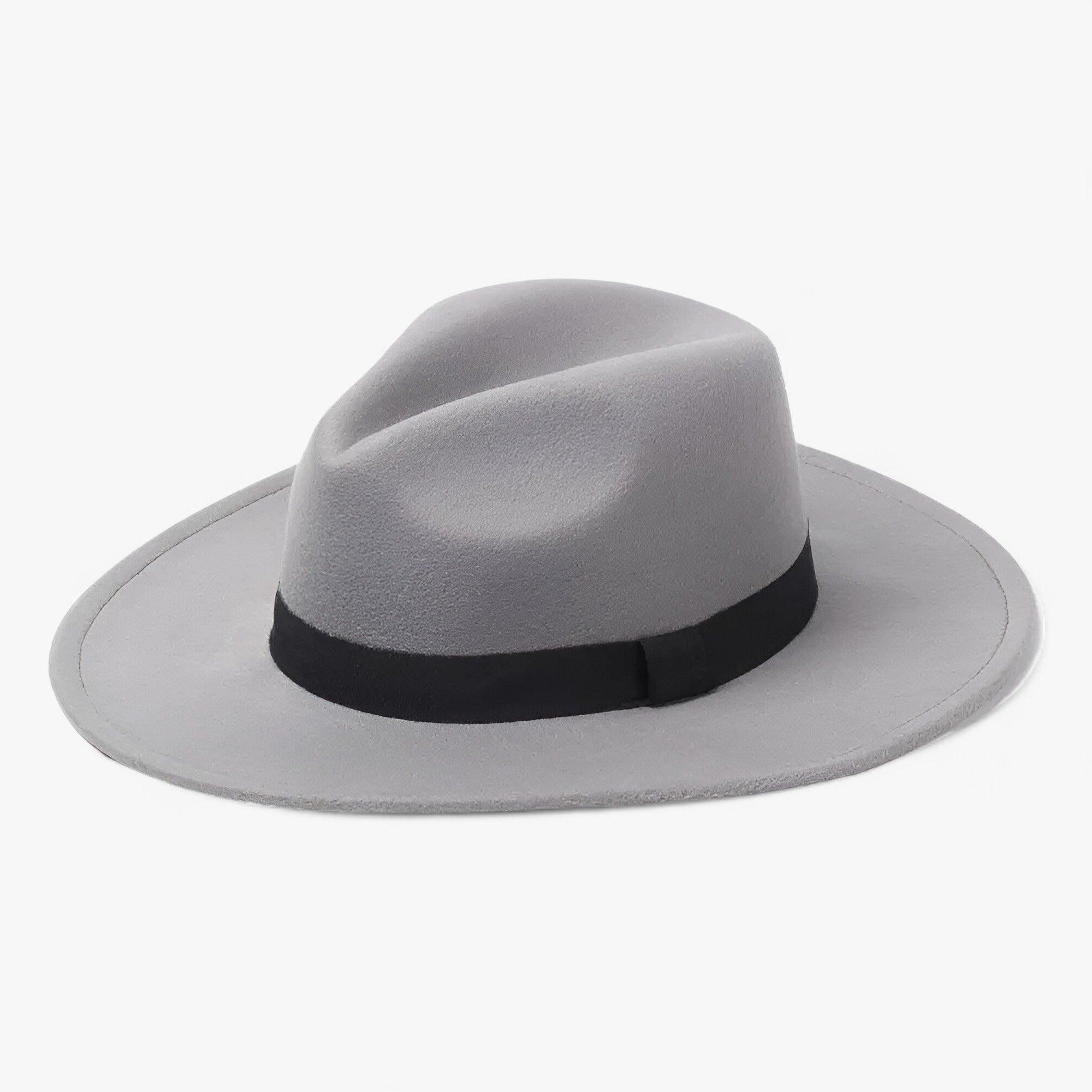 Unisex Vintage Wool Fedora Hat With Wide Brim, Classic Winter Style for Men and Women | Lersk