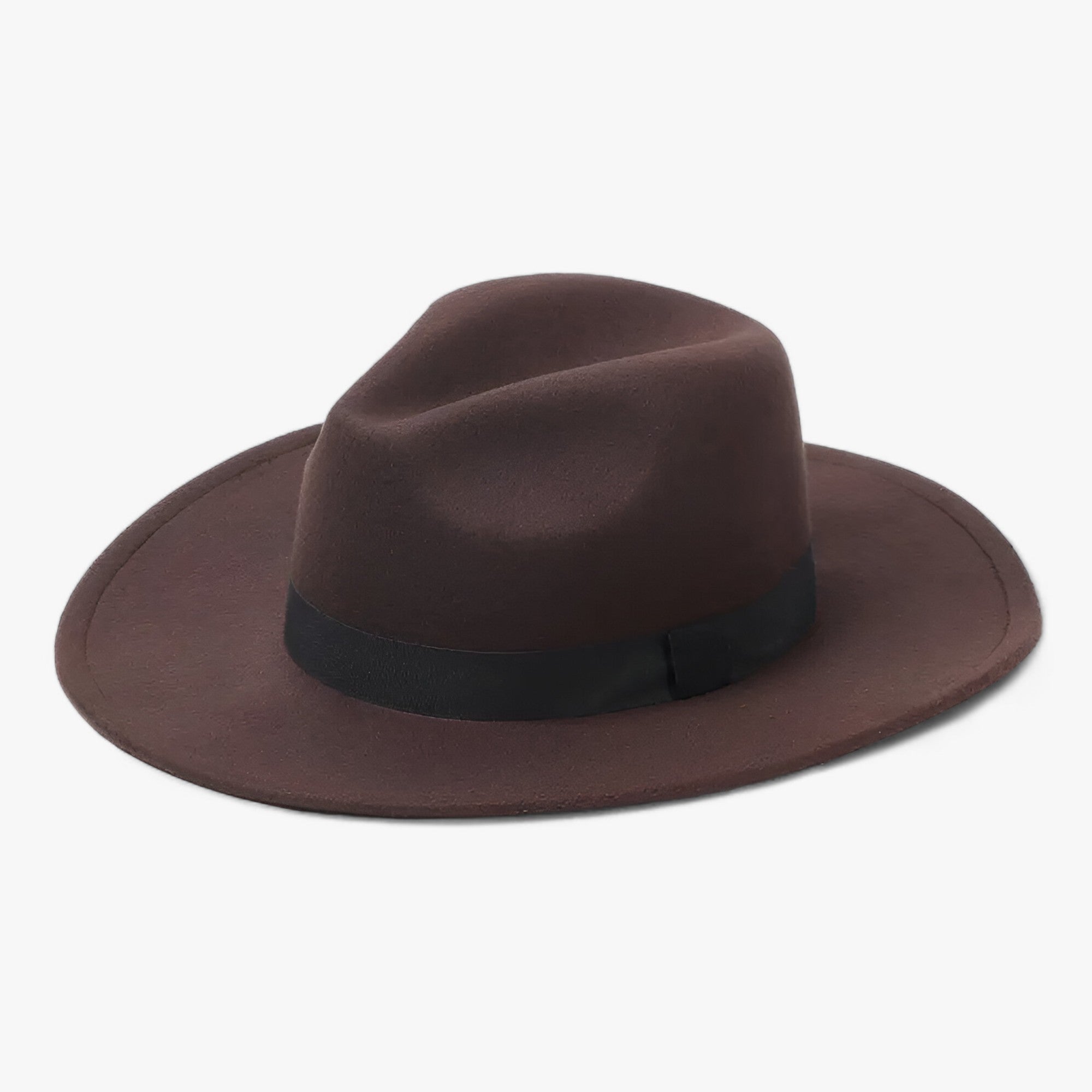 Unisex Vintage Wool Fedora Hat With Wide Brim, Classic Winter Style for Men and Women | Lersk