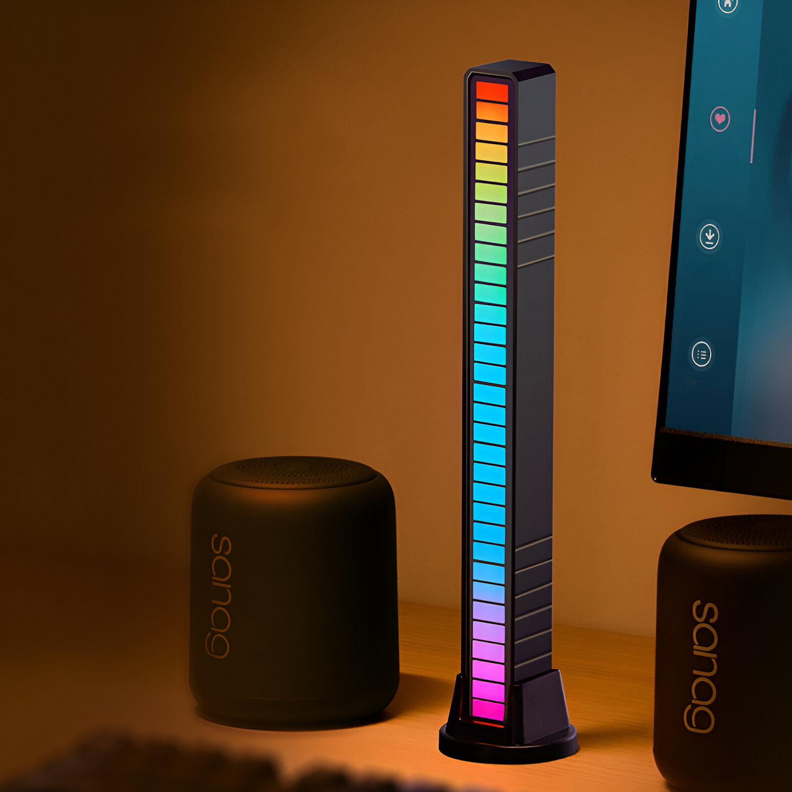 LumaSync Sound-Activated RGB Light Bars for Home Use | Lersk