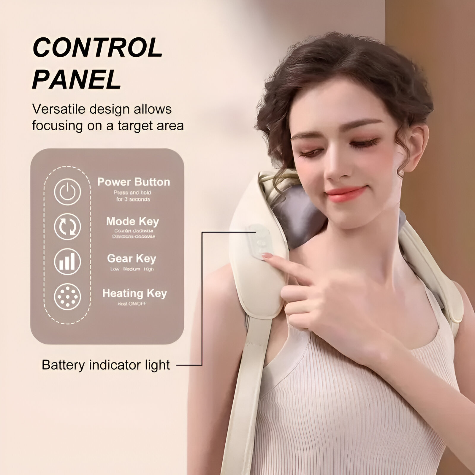 TheraLuxe Elite Electric Neck And Shoulder Massager | Lersk