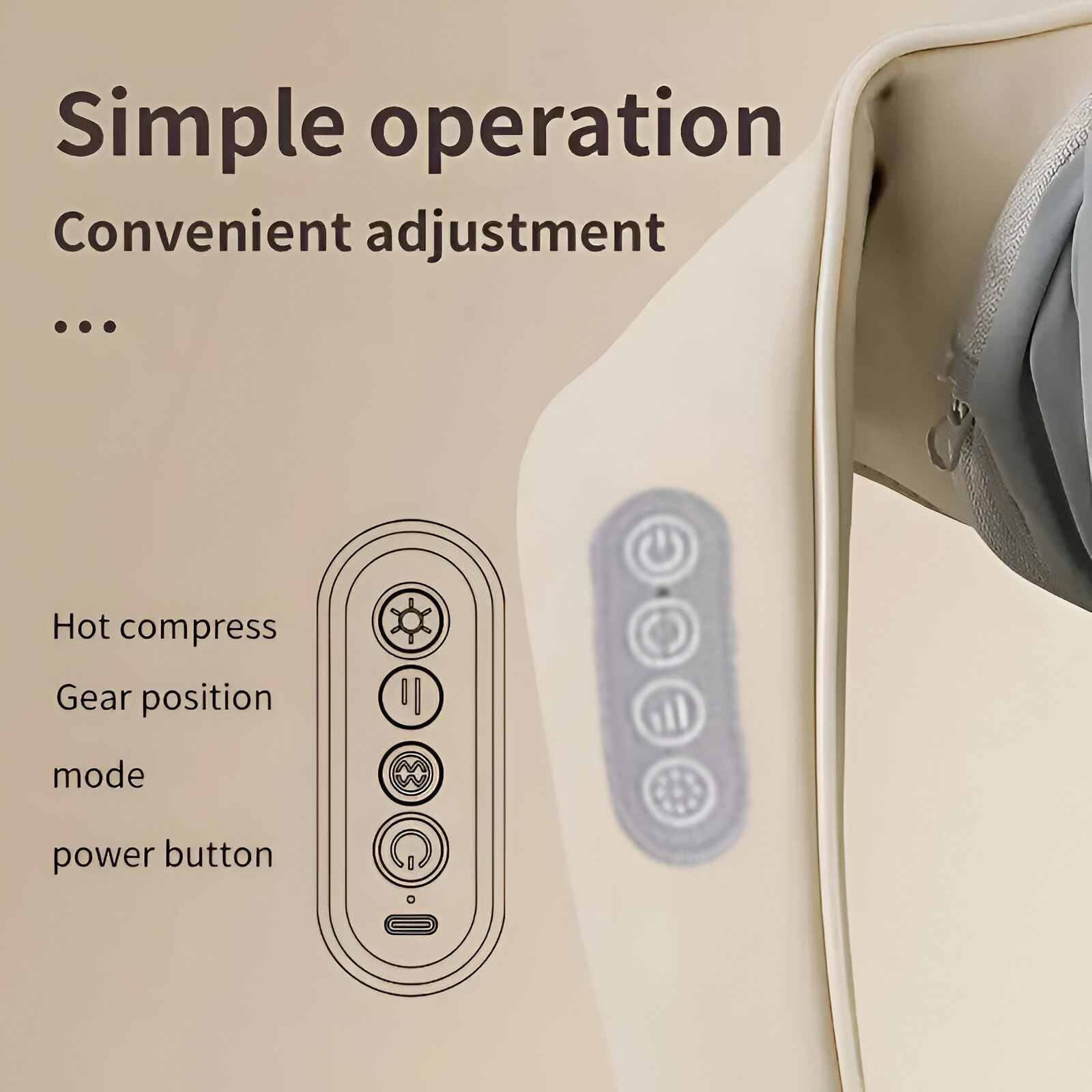 TheraLuxe Elite Electric Neck And Shoulder Massager | Lersk
