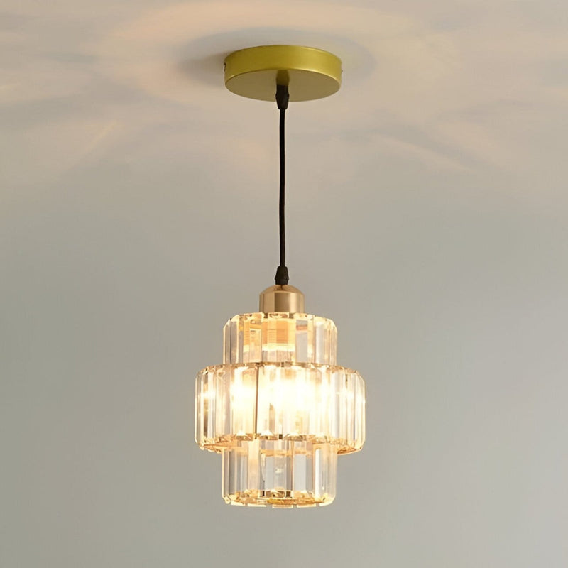 Aurelia Rifflet Krystalloftlampe med Elegant Ledning | Lersk