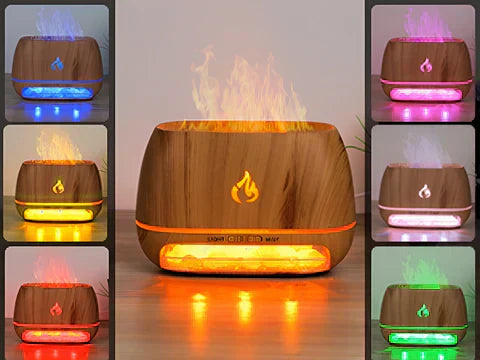 Aeris Himalaya-Salzstein-Diffusor 3-in-1 für ein ruhiges Zuhause | Lersk