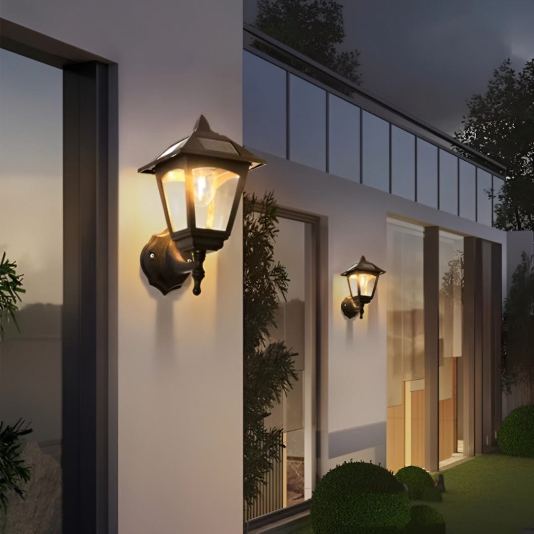Lunara Outdoor Solar Wall Sconce | Lersk