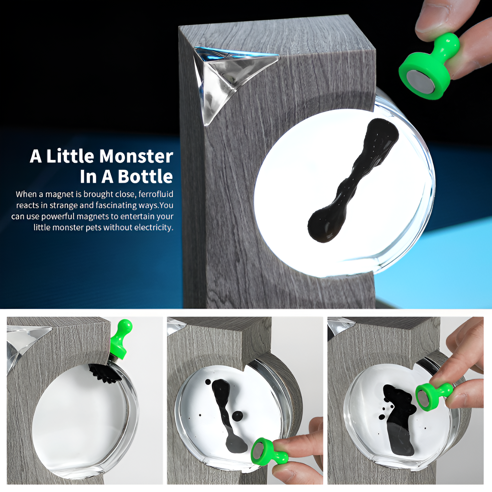 Visualizzatore Sonoro Ferrofluid per Audiophile e Artisti Display Audio-Responsivo | Lersk