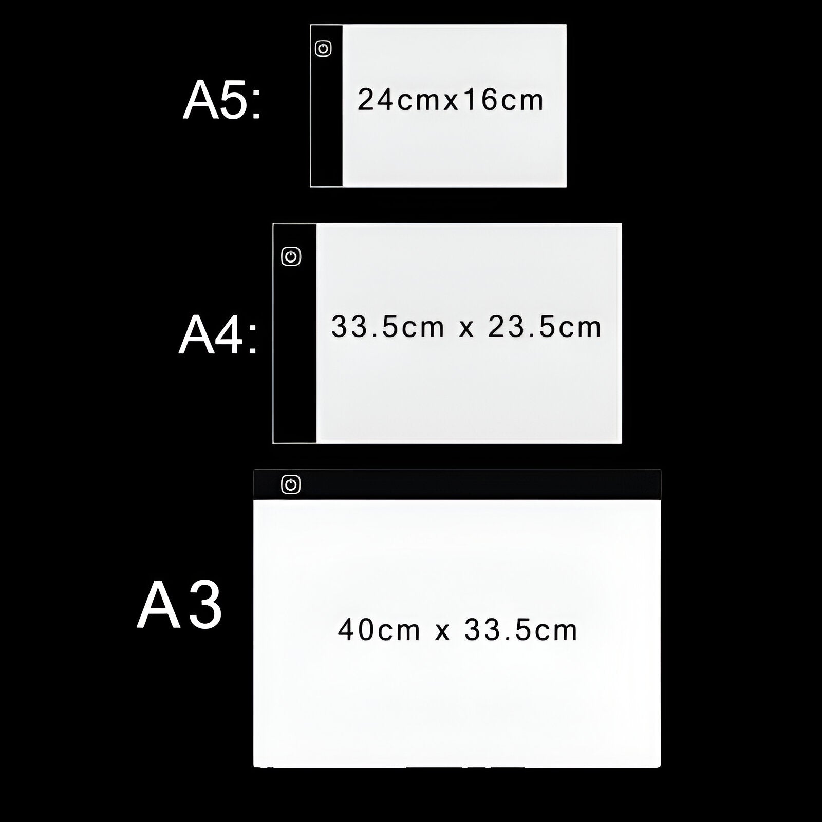 LumiTrace LED Tracing Light Box For A3, A4, A5 | Lersk