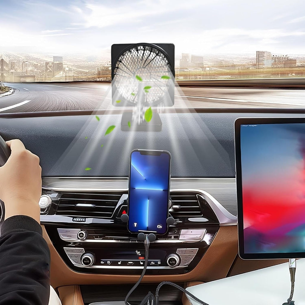 Přenosná klimatizace USB ventilátor do auta | Lersk