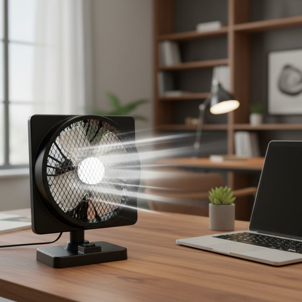 Přenosná klimatizace USB ventilátor do auta | Lersk