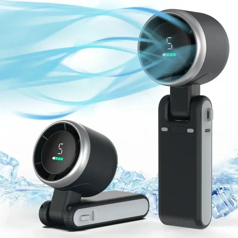 Portable Fan Neck Handheld Rechargeable Clip-On Mini Fan | Lersk