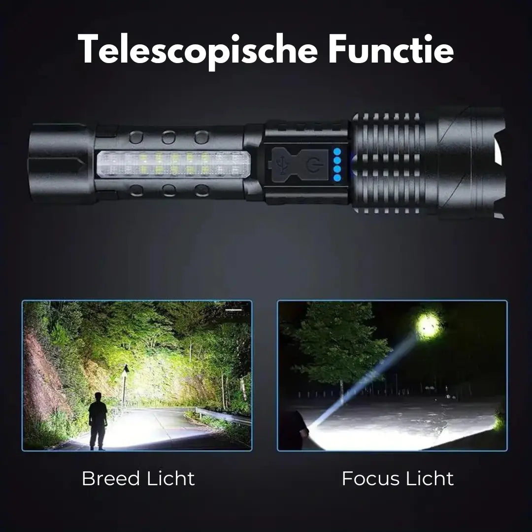 PowerBeam Military Torch With 5000 Lumens For Tactical Professionals And Adventurers | Lersk