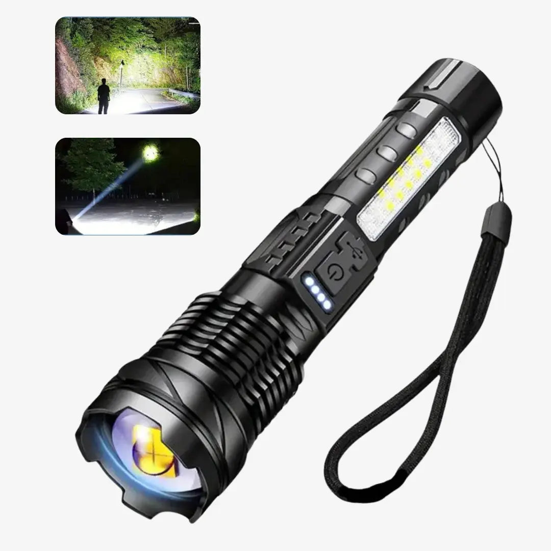 PowerBeam Military Torch With 5000 Lumens For Tactical Professionals And Adventurers | Lersk