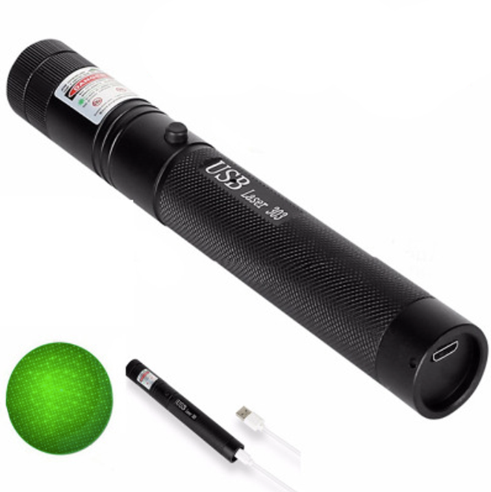 Wiederaufladbare Hochleistungs-Laserpointer-Taschenlampe | Lersk