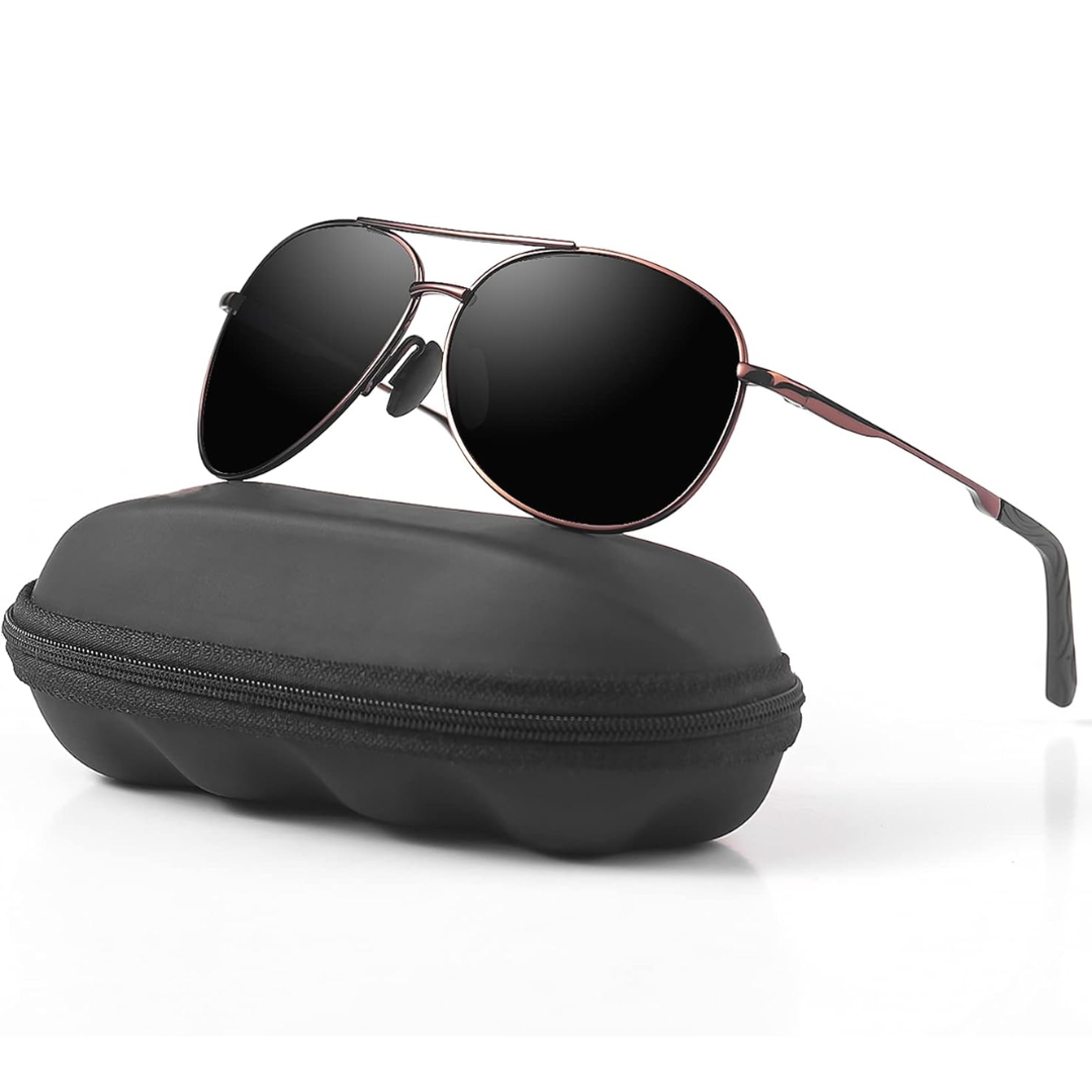 Joey Polarized Aviator Sunglasses With UV400 Protection | Lersk