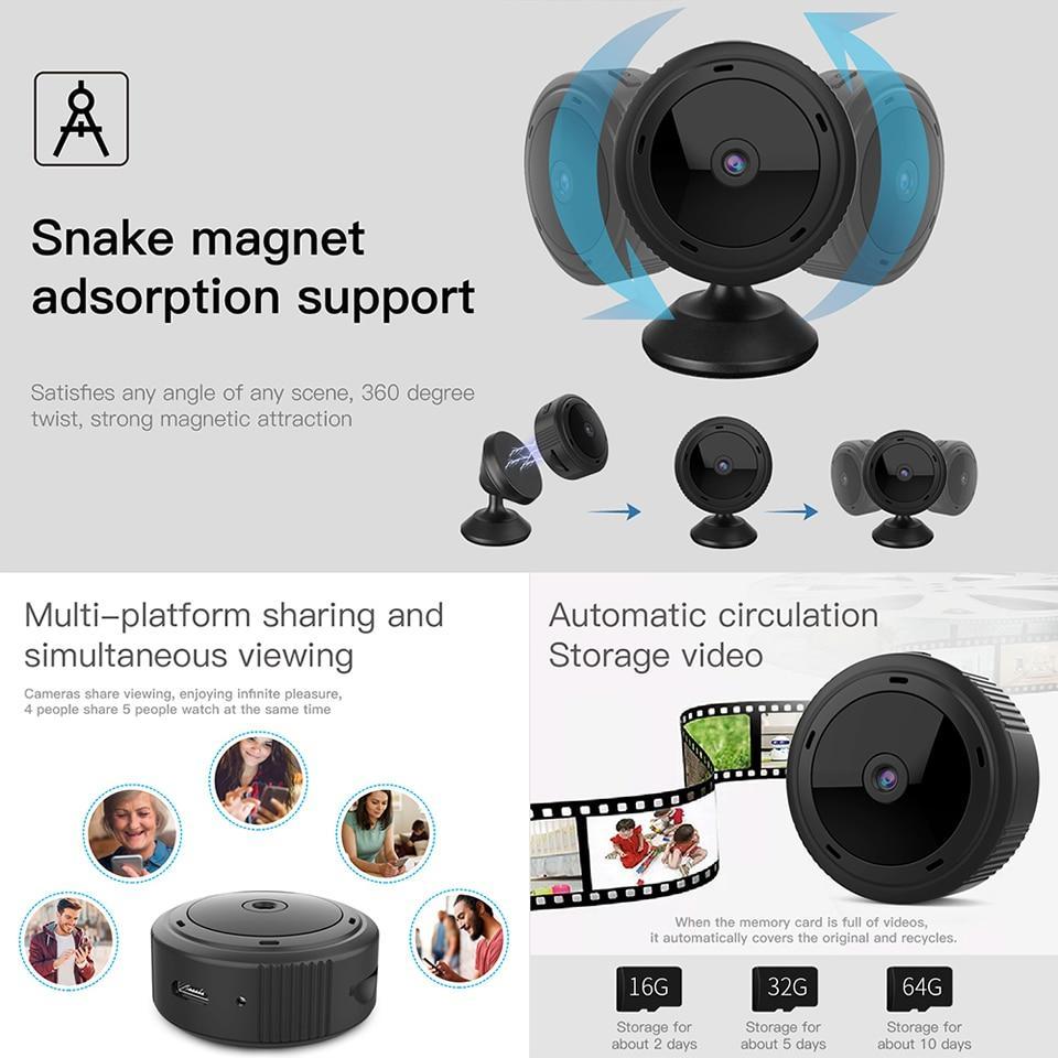 Caméra de sécurité WiFi NovaGuard EchoCam 1080P avec vision nocturne | Lersk