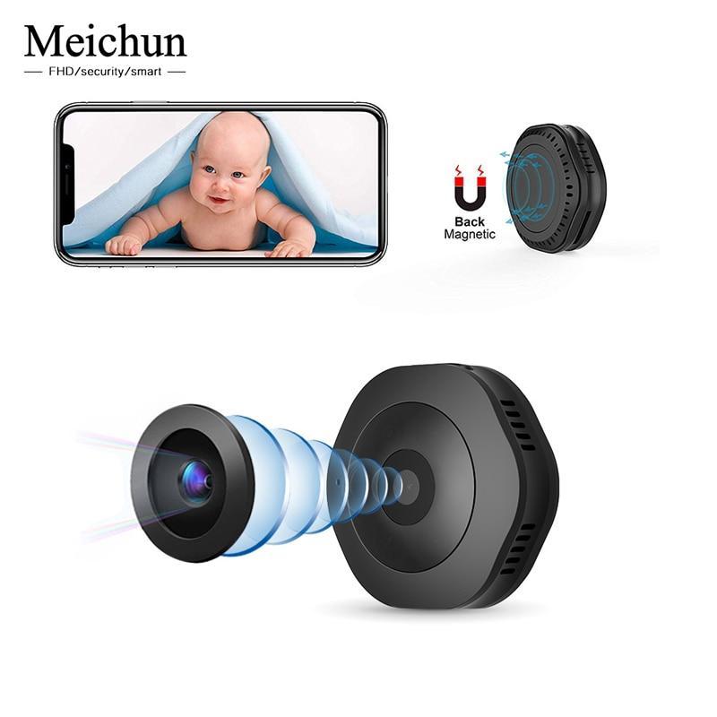 Nexara Mini WiFi Sikkerhedskamera 1080P HD Natvision 30 Fod Tovejskommunikation | Lersk