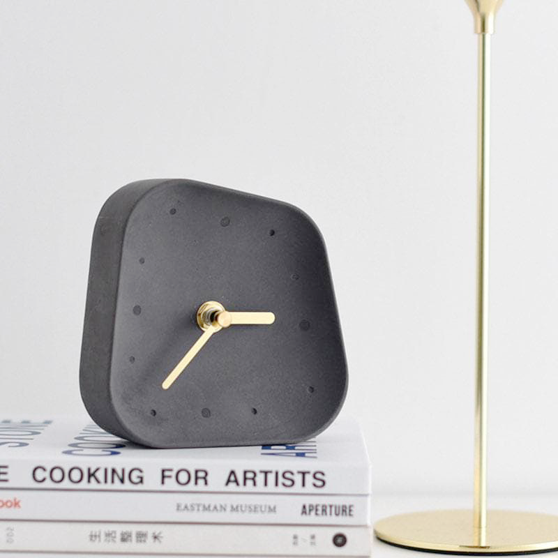 Marlow | Cement Desk Clock | Lersk