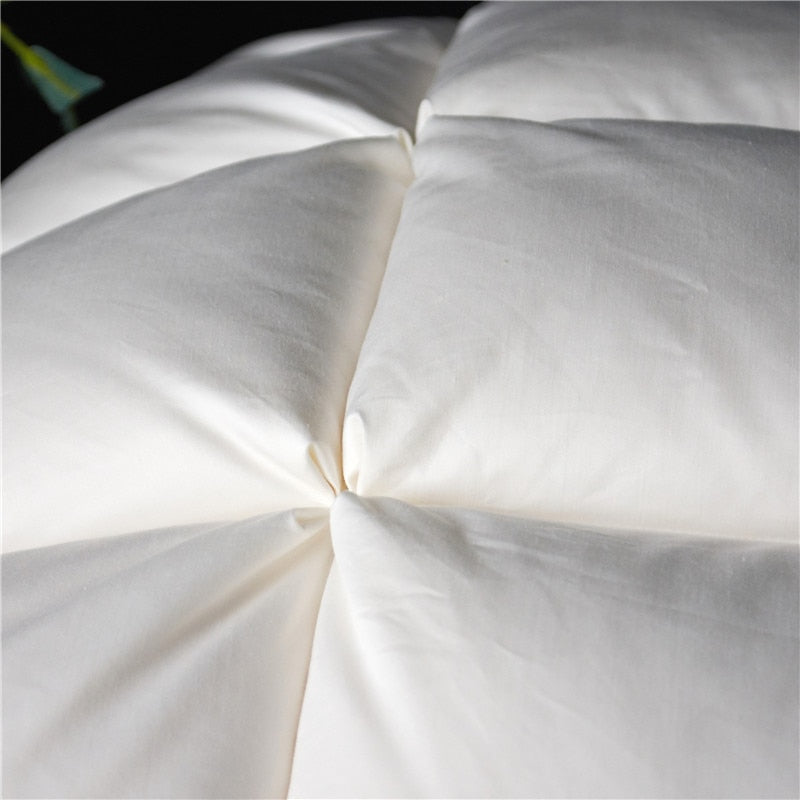 LumaNest Goose Down Pillow Set 2 Pack Natural Cotton | Lersk
