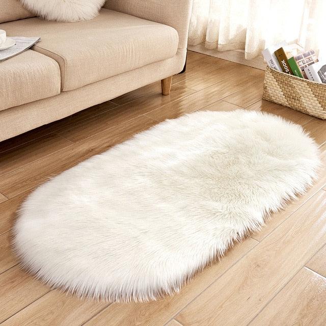 Marloft Fine Plush Faux Sheepskin Rug | Lersk