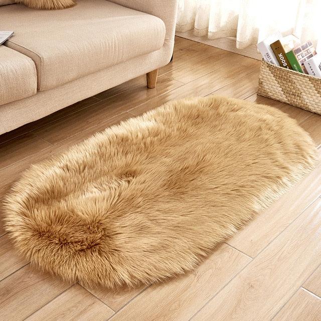 Marloft Fine Plush Faux Sheepskin Rug | Lersk