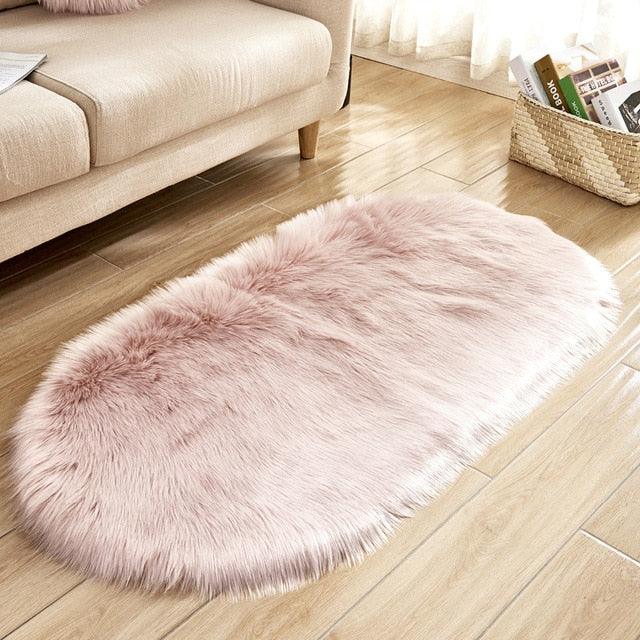 Marloft Fine Plush Faux Sheepskin Rug | Lersk
