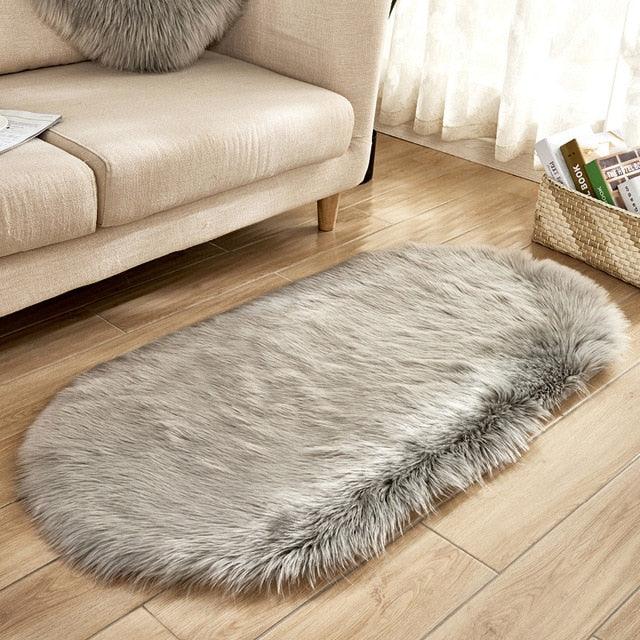Marloft Fine Plush Faux Sheepskin Rug | Lersk