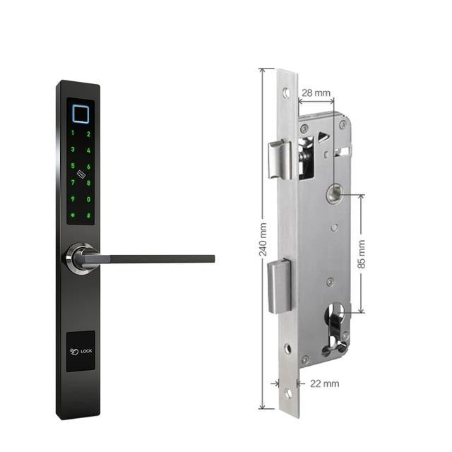 SilverKey Pro biometrický zámek na dveře s přístupem přes Bluetooth | Lersk