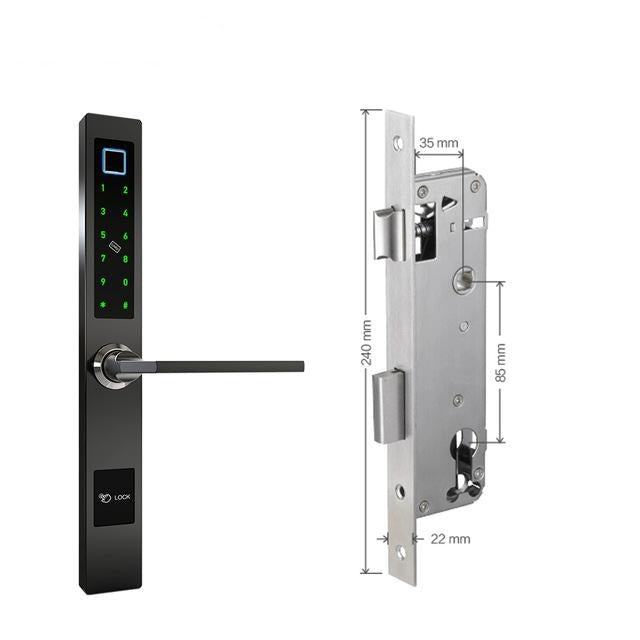 SilverKey Pro biometrický zámek na dveře s přístupem přes Bluetooth | Lersk