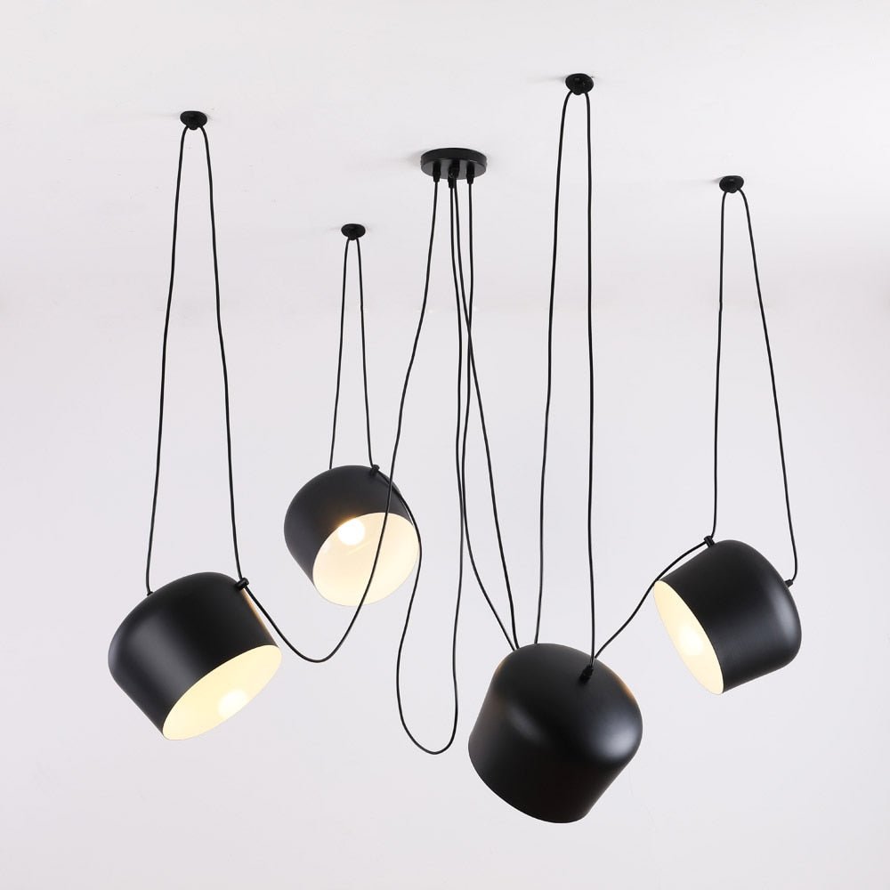 Drum Pendant Light Elegant Cable Hanging Lamp For Kitchen Bedroom Office Home Decor | Lersk