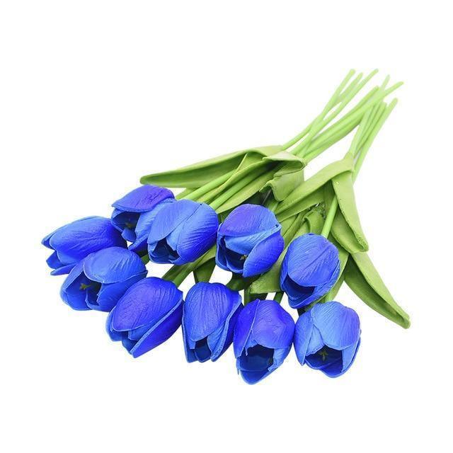 Set bouquet di fiori artificiali 10 pezzi tulipani finti | Lersk