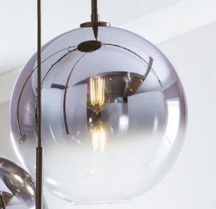 Candeeiro de Teto Aurell Nordic em Vidro nas cores Champanhe Âmbar, Prateado Icónico e Transparente | Lersk