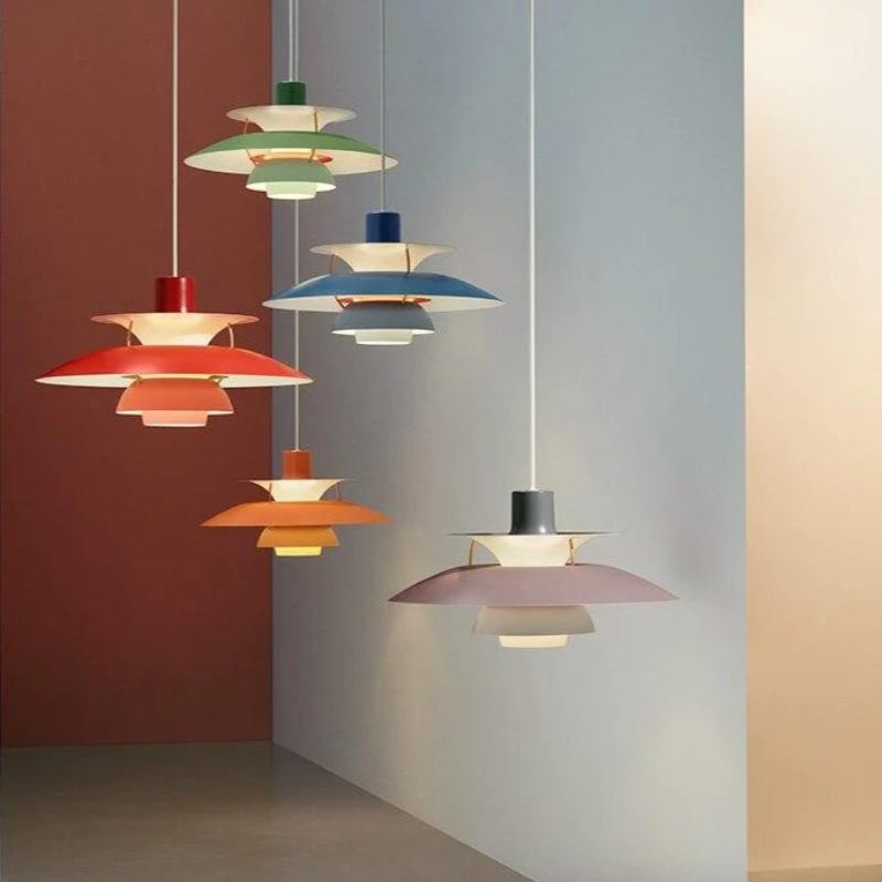 Multicolored Layered Pendant Lamp | Lersk