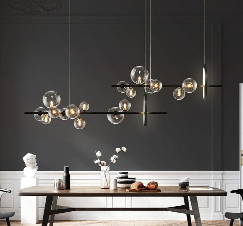 Závěsná lampa Aurelia Glass Bubble pro luxusní interiéry | Lersk