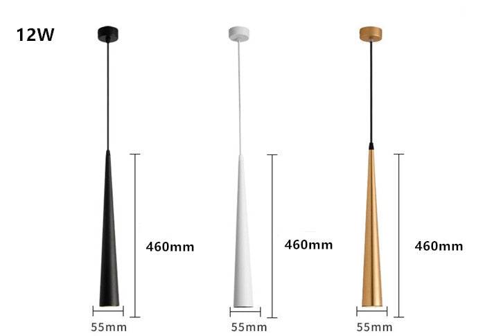 Lampada a sospensione a cono LED NovaCrest | Apparecchio moderno in alluminio | Lersk