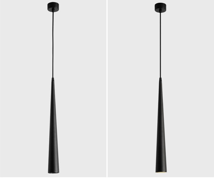 Lampada a sospensione a cono LED NovaCrest | Apparecchio moderno in alluminio | Lersk