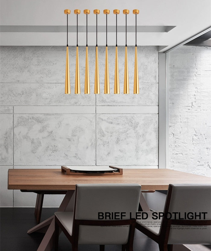Lampada a sospensione a cono LED NovaCrest | Apparecchio moderno in alluminio | Lersk