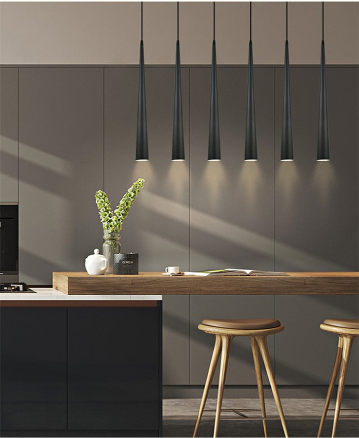 Lampada a sospensione a cono LED NovaCrest | Apparecchio moderno in alluminio | Lersk