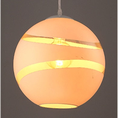 Aviara Nordic Glass Ball Pendant Light E27 Cord For Bedroom | Lersk
