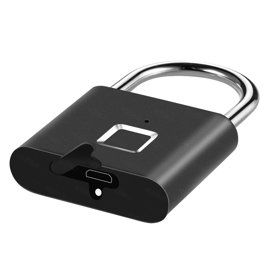 Lucchetto biometrico senza chiave NovaGuard USB con impronta digitale | Lersk
