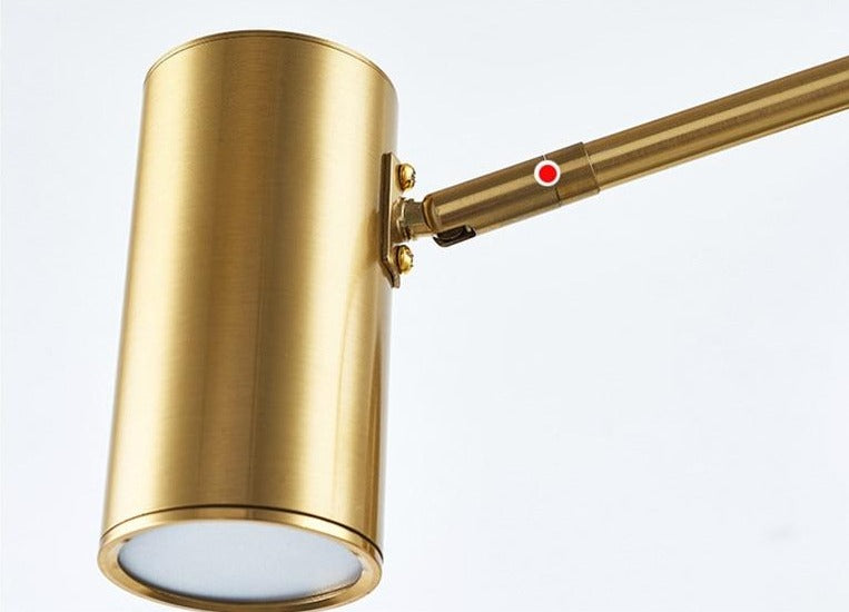 AeroLume Swivel Wall Sconce Iron With Brushed Brass Finish | Lersk