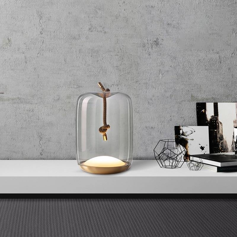 Skovra | Nordic Knotted Hemp Rope Table Lamp | Lersk