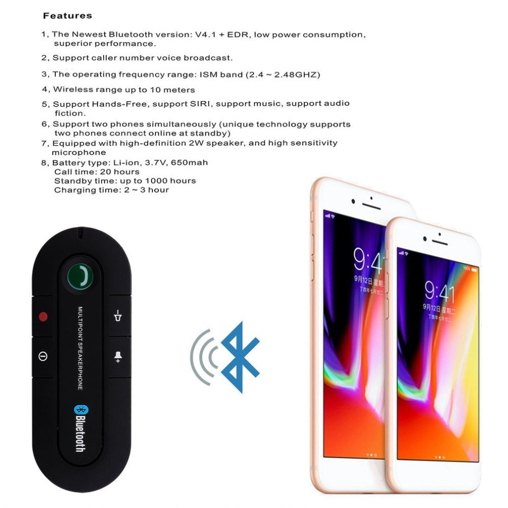 Boxă auto Bluetooth hands-free | Lersk