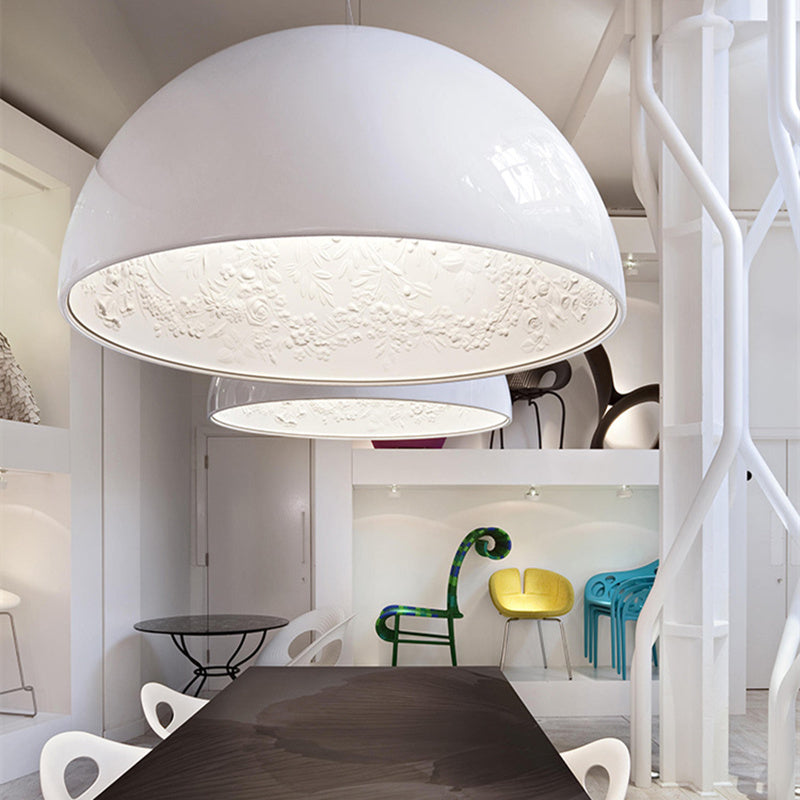 Solara Bloom Harpiks Krystal Lysekrone Halvindbygget | Lersk