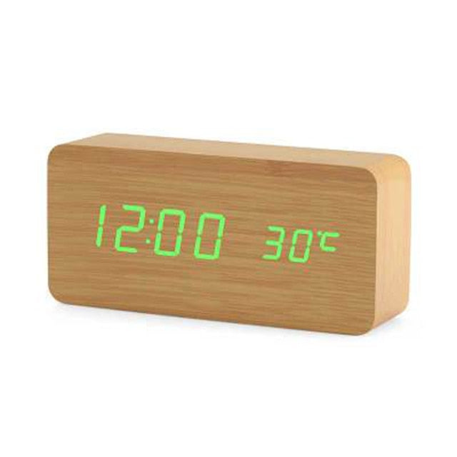 Sova Digital Voice-Activated LED Alarm Clock For Bedroom | Lersk