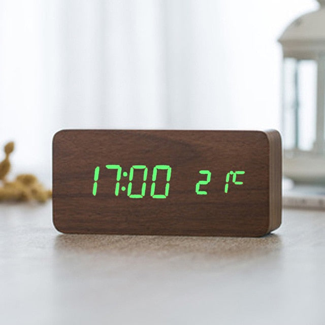 Sova Digital Voice-Activated LED Alarm Clock For Bedroom | Lersk