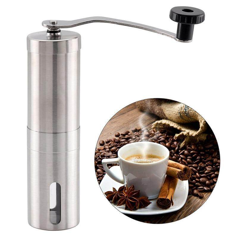 Antique Wooden Manual Coffee Grinder for Freshly Ground Coffee Beans, Classic Kitchen Tool | Lersk