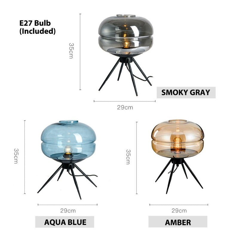 Calen | Stolní lampa se skleněným stínidlem | Lersk