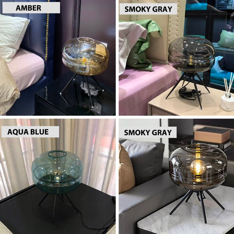 Calen | Stolní lampa se skleněným stínidlem | Lersk