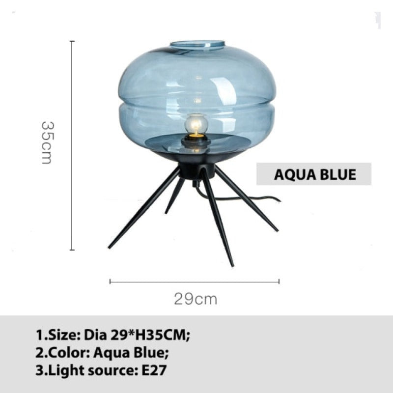 Calen | Stolní lampa se skleněným stínidlem | Lersk