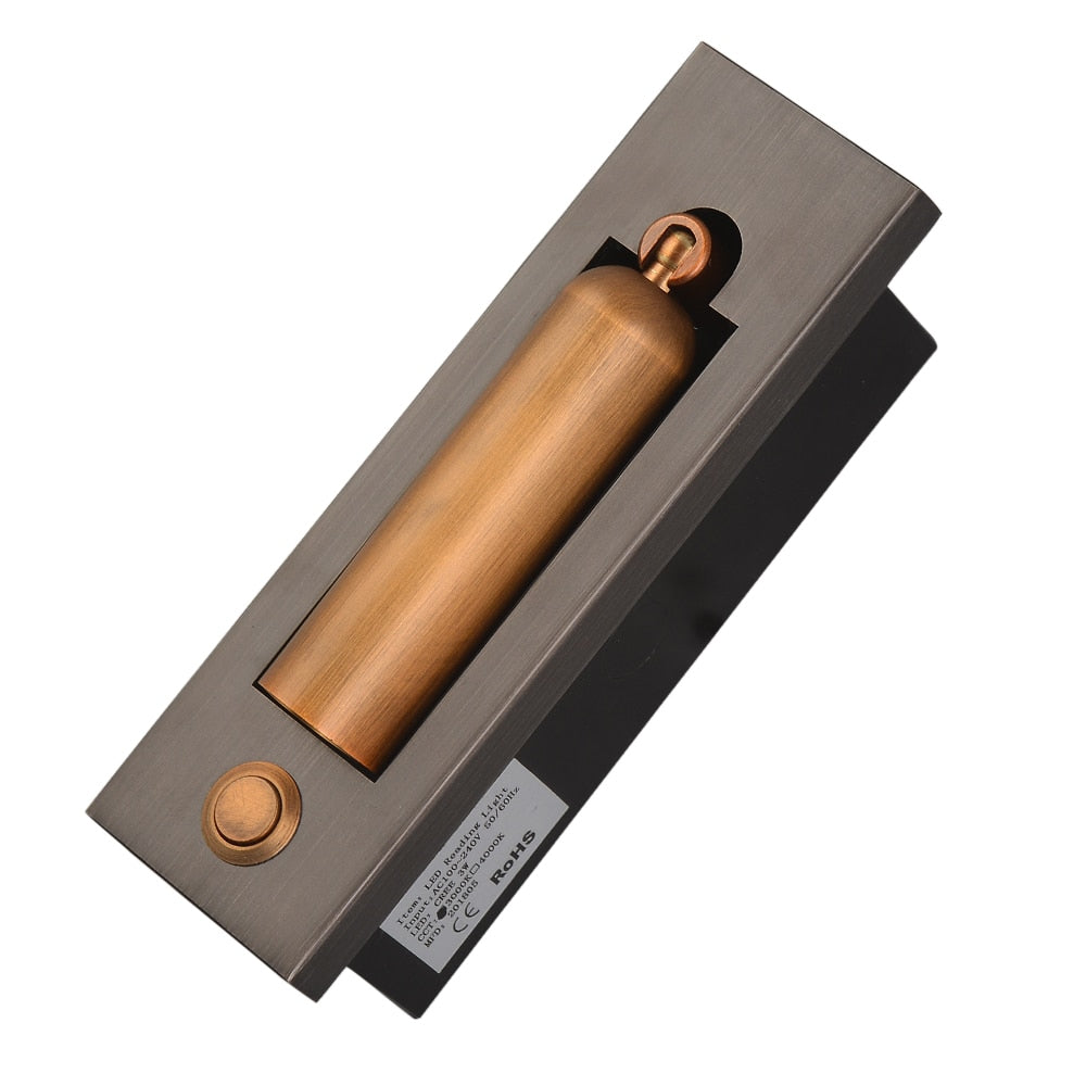 Koa | Recessed Push Switch LED Wall Lamp with Reading Light | Lersk