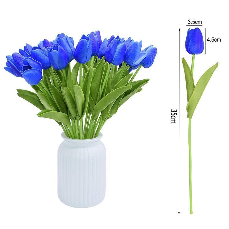 Set bouquet di fiori artificiali 10 pezzi tulipani finti | Lersk